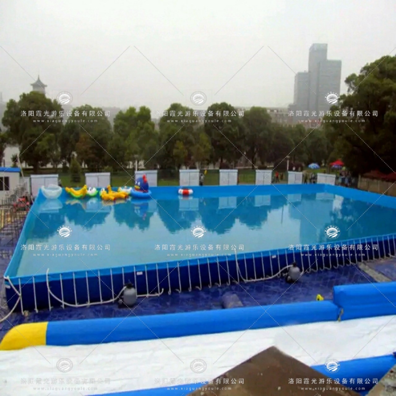 石城大型支架游泳池